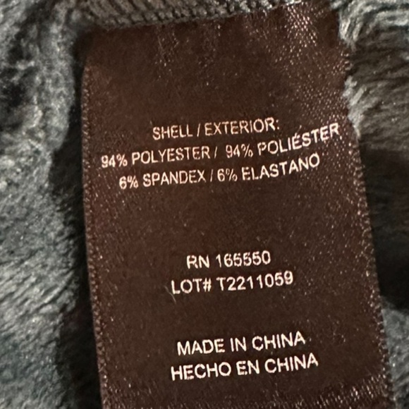 Cozy Teal Fleece Dress with Pocket - Picture 6 of 7